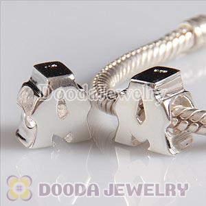 Letter A Charms European Style Sterling Silver Beads
