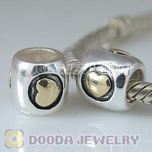 Gold Plated Love 925 Sterling Silver Charms