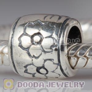 925 Sterling Silver Charms Flower Beads