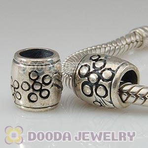 925 Sterling Silver Charms with Flower
