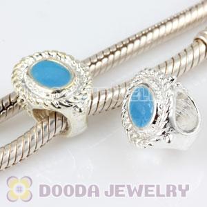 Wholesale Silver Plated European Style Double Hole Beads