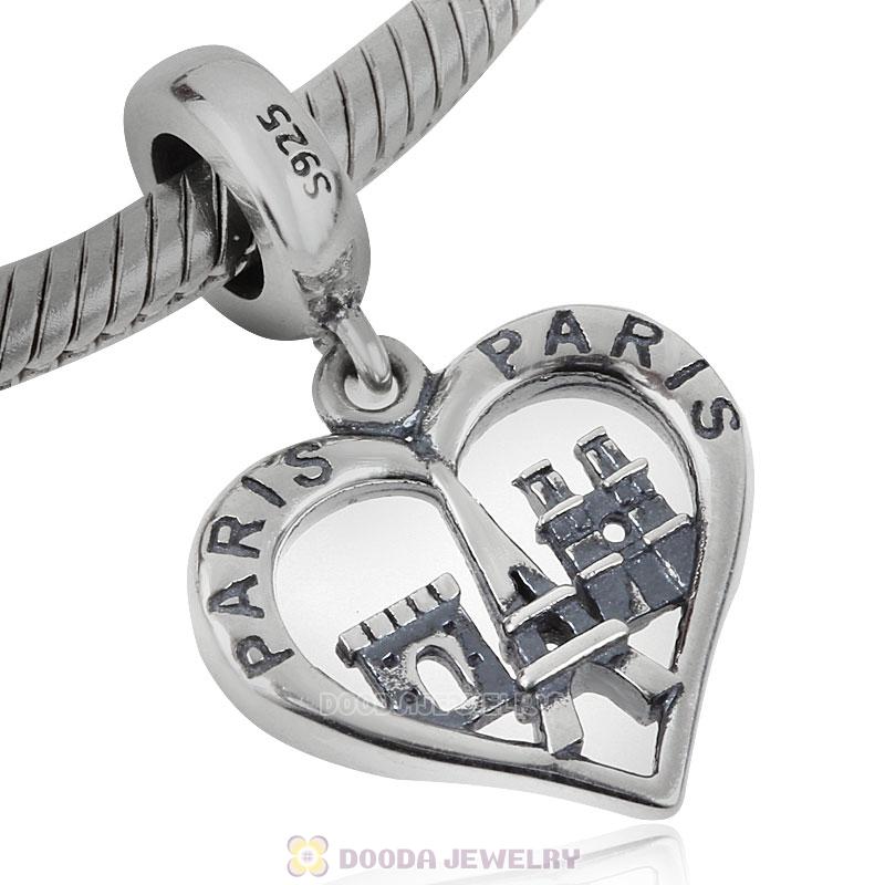 Love Paris Eiffel Tower Dangle Charms