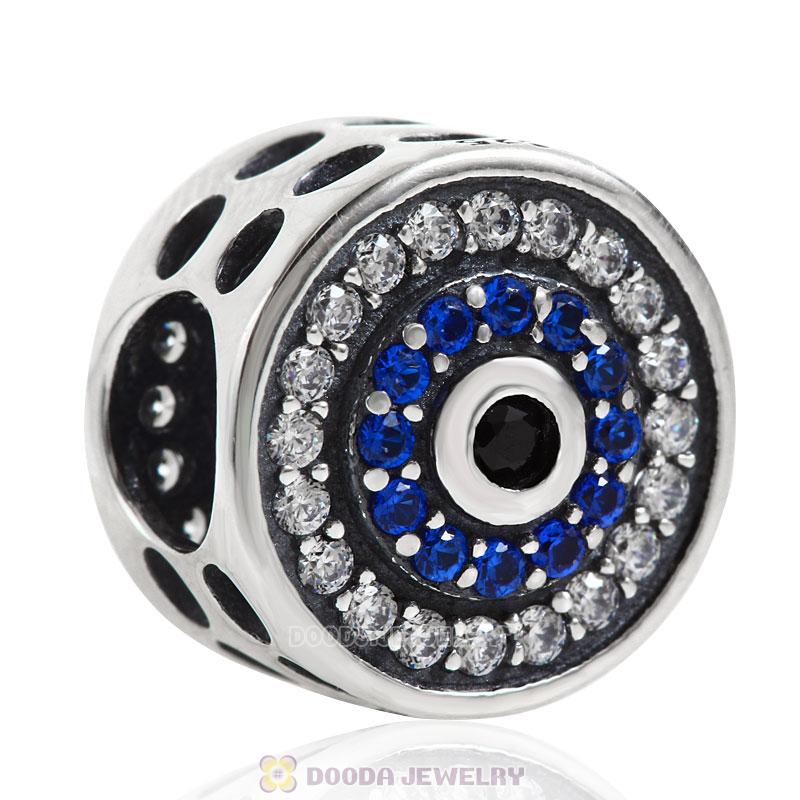 Blue Watchful Eye Charm Bead