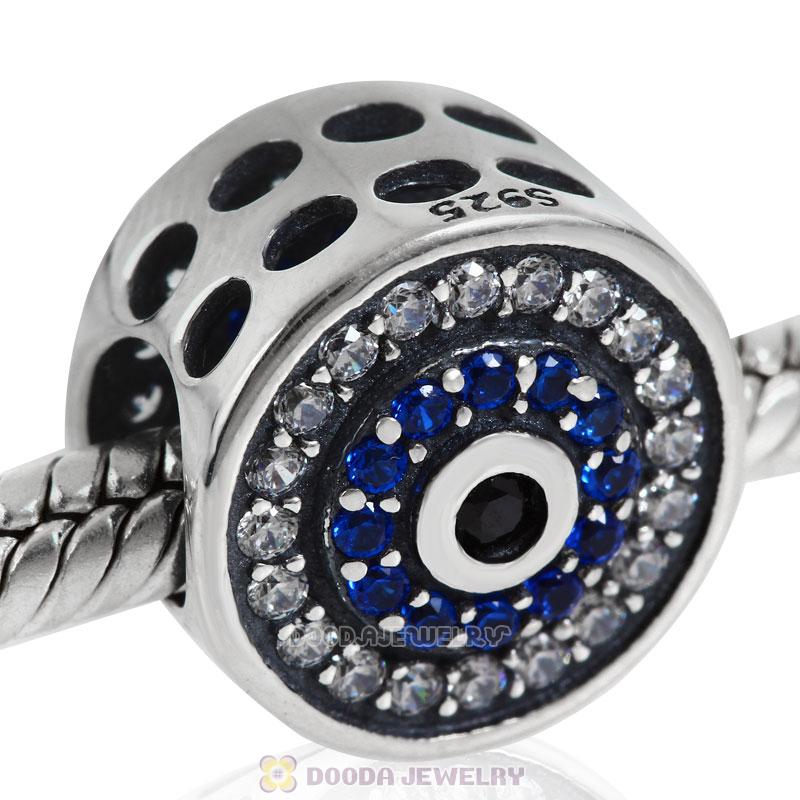 Blue Watchful Eye Charm Bead
