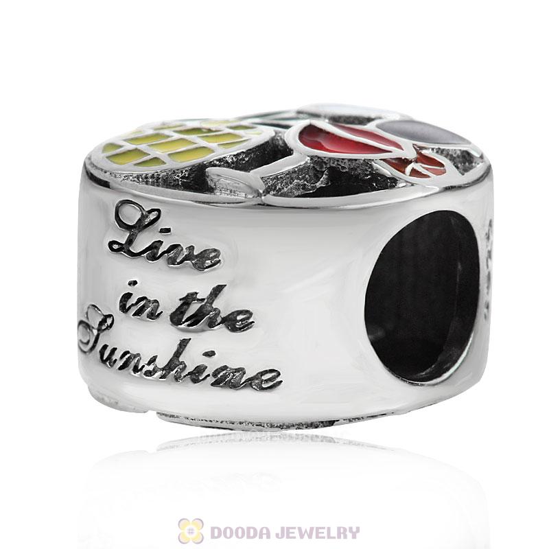 Summer Fun Charm Mixed Enamel Beads