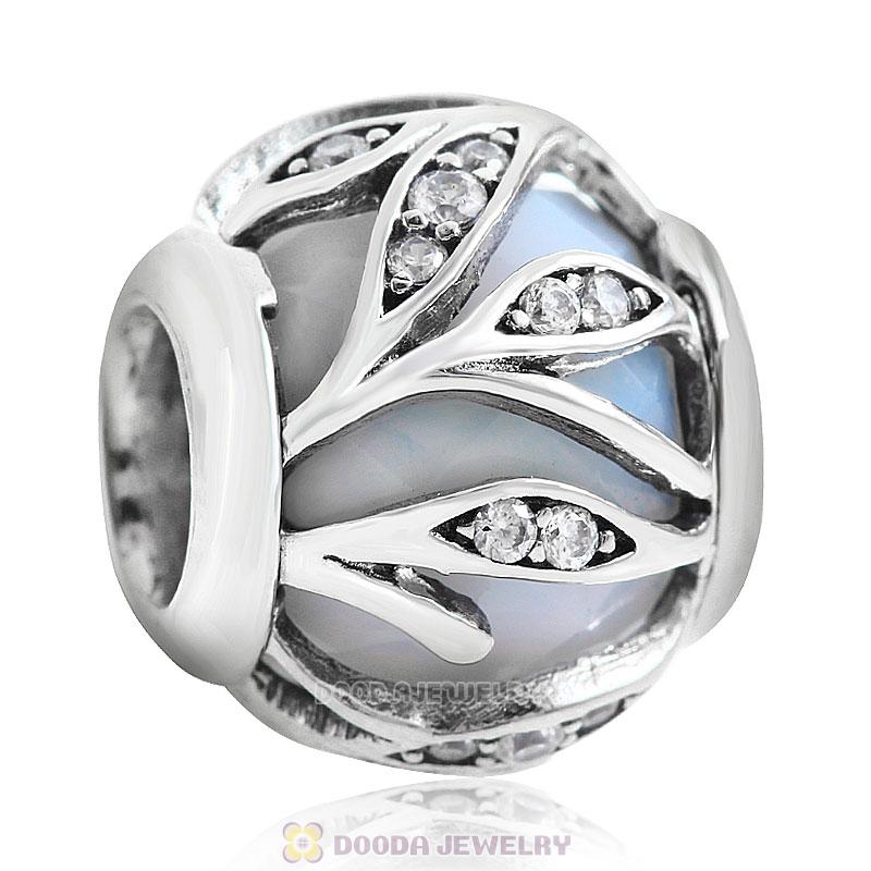 White Nature's Radiance Charm Clear CZ