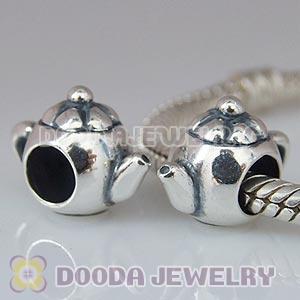 925 Sterling Silver European Style Teapot Beads
