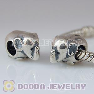 925 Sterling Silver Elephant Beads