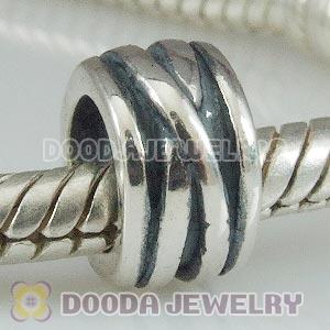 925 Sterling Silver European Circuitous Line Charms
