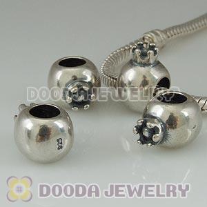 925 Sterling Silver European Flagon Beads