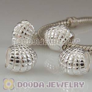 925 Sterling Silver European Style Shell Beads
