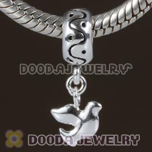 925 Sterling Silver Charms Dangle bird of peace