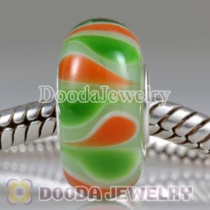 Environmental Material European Murano Glass Beads with 925 Stamped