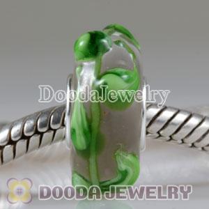 Environmental Material European Murano Glass Beads with 925 Stamped