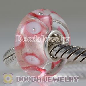 Environmental Material European Murano Glass Beads with 925 Stamped