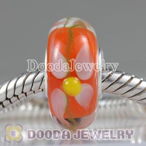 Environmental Material European Murano Glass Beads with 925 Stamped