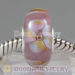 Environmental Material European Murano Glass Beads with 925 Stamped