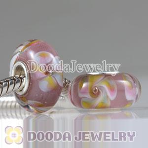 Environmental Material European Murano Glass Beads with 925 Stamped