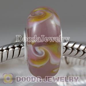 Environmental Material European Murano Glass Beads with 925 Stamped