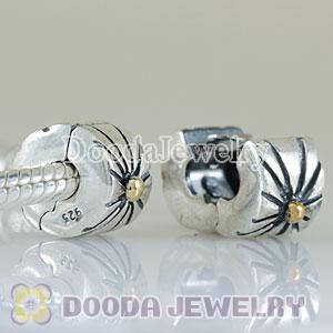 925 Solid Silver European Style Clip Beads