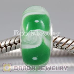 Environmental Murano Italian charms Style Glass Beads with 925 Stamped