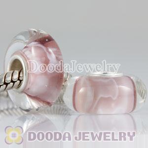 Environmental Murano Charmlinks Style Glass Beads with 925 Stamped