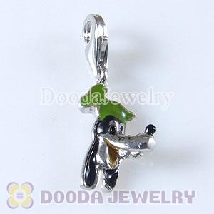 Sterling Silver Tscharm Jewelry Charms Enamel Dog