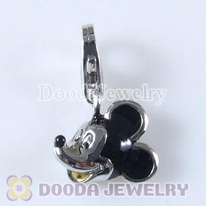 Sterling Silver Tscharm Jewelry Charms Enamel Mickey Mouse
