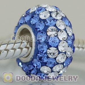 Lovecharmlinks flower Austrian crystal beads with 90 crystal rhinestones