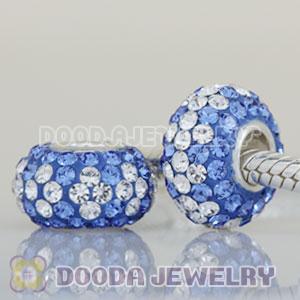 Lovecharmlinks flower Austrian crystal beads with 90 crystal rhinestones