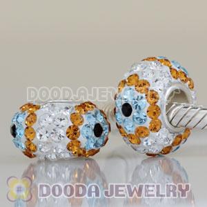 European Austrian crystal beads with 90 crystal rhinestones