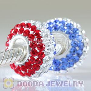 European Austrian crystal beads with 90 crystal rhinestones