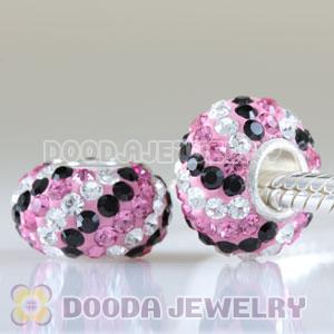 European style Austrian crystal beads with 90 crystal rhinestones