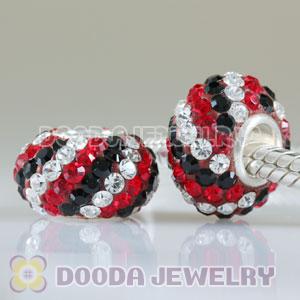 European style Austrian crystal beads with 90 crystal rhinestones