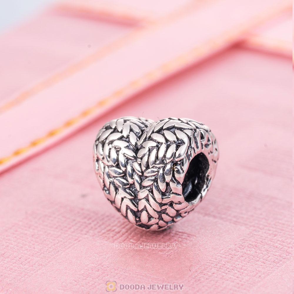 Antique 925 Sterling Silver Icon of Nature Charm