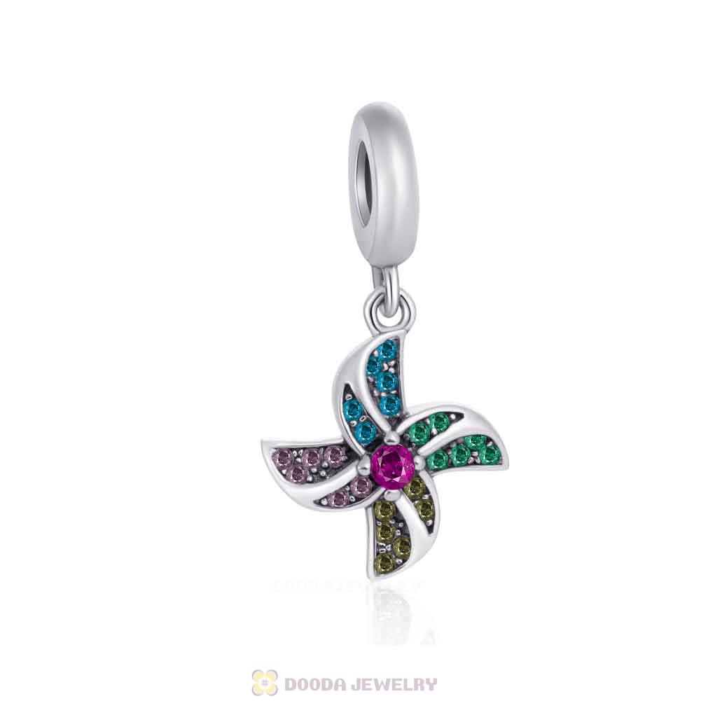 Colorful Windmill Charm Pendant