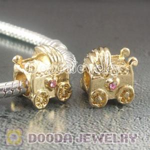 Wholesale European style silver plated beads and charms