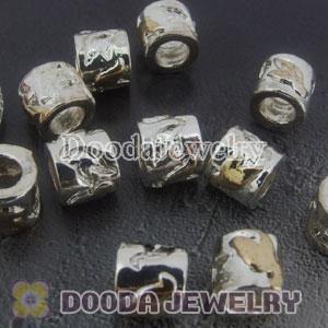 Wholesale European style silver plated beads and charms