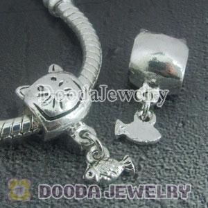 Wholesale European style silver plated beads and charms