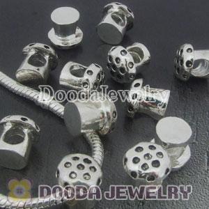 Wholesale European style silver plated beads and charms