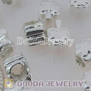 Wholesale European style silver plated beads and charms