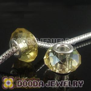 4.5mm alloy hole Charm Jewelry crystal glass beads