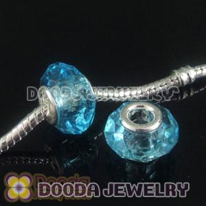 4.5mm alloy hole Charm Jewelry crystal glass beads