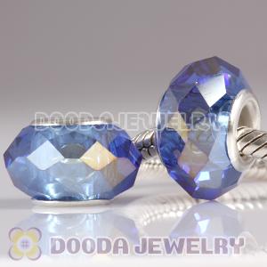 4.5mm alloy hole European style crystal glass beads