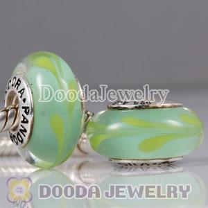 New arrival 2010 European style glass beads 925 Silver Core with Screw Thread