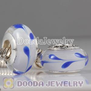 New arrival 2010 European style glass beads 925 Silver Core with Screw Thread