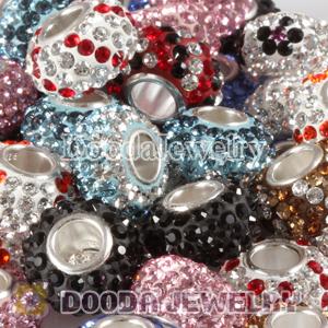 Mix 50 Pcs 7x12 mm European Style Austrian crystal Clearance Beads in Different Styles