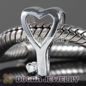 925 Sterling Silver Key Charm Beads fit on European Largehole Jewelry Bracelet
