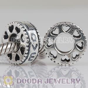 925 Sterling Silver European Father's Day  LOVE Charms