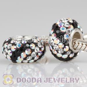 European style Austrian crystal beads with 90 crystal rhinestones